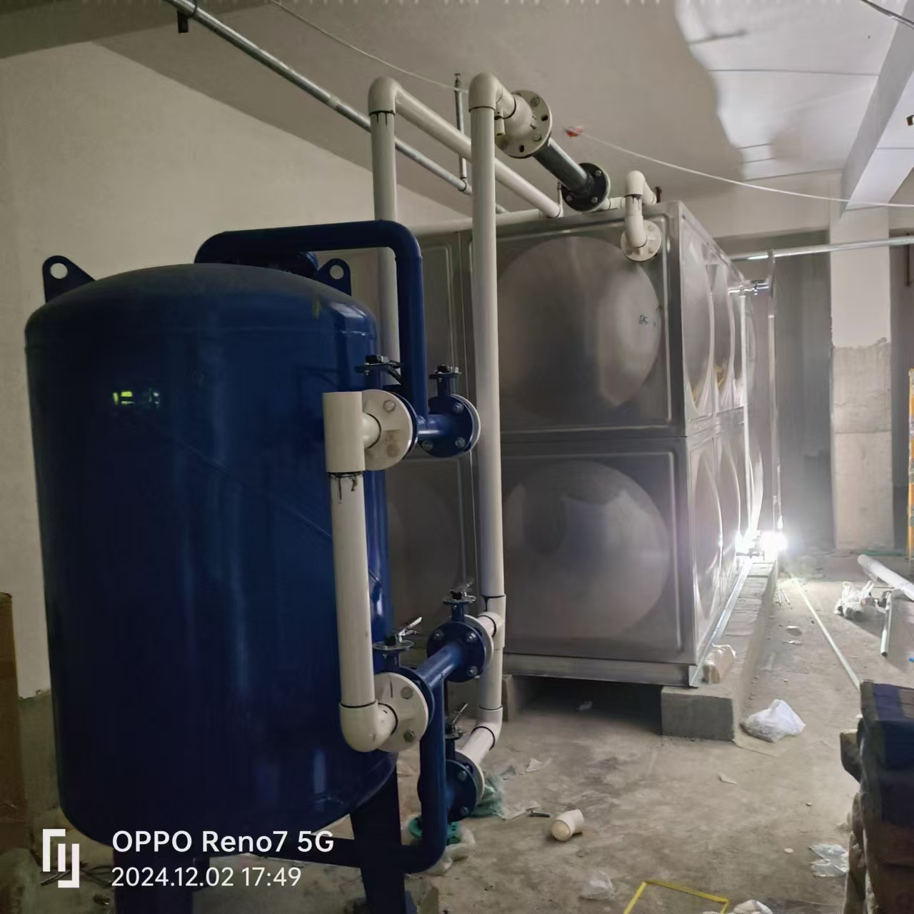 南京浦口区桥林老城片区地下雨水收集系统 